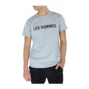 Les Hommes T-Shirts Gray, Herr