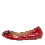 Prada Vintage Pre-owned Laeder lgskor Red, Dam