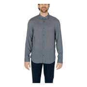 Armani Exchange Casual Shirts Gray, Herr