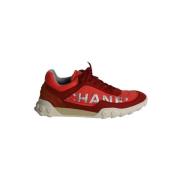 Chanel Vintage Pre-owned Laeder sneakers Multicolor, Dam