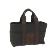 Hermès Vintage Pre-owned Nylon handvskor Brown, Dam