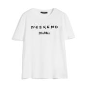 Max Mara Weekend Klassisk T-shirt White, Dam