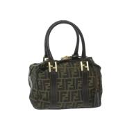 Fendi Vintage Pre-owned Canvas handvskor Multicolor, Dam