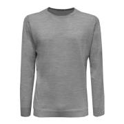 Goes Botanical Ask Crewneck Sweater Gray, Herr