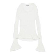 Acne Studios Round-neck Knitwear White, Dam