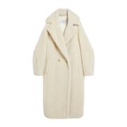 Max Mara Alpaca Teddy Bear Coat Beige, Dam