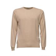 John Smedley Round-neck Knitwear Beige, Herr