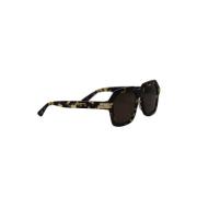 Bottega Veneta Vintage Pre-owned Acetat solglasgon Brown, Dam