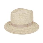 Max Mara Weekend Stilig Hatt Beige, Dam