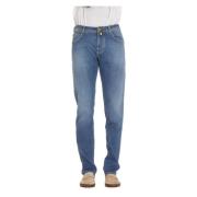 Jacob Cohën Slim-Fit Sartorial Denim Jeans Nick Blue, Herr