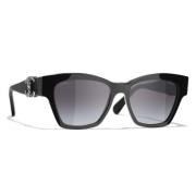 Chanel Sunglasses Black, Unisex