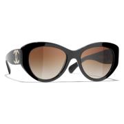 Chanel Sunglasses Black, Dam