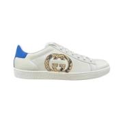 Gucci Vintage Pre-owned Laeder sneakers White, Dam