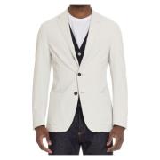 Eleventy Jackets White, Herr