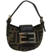 Fendi Vintage Pre-owned Canvas fendi-vskor Brown, Dam