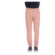 PT Torino Rosa Twill Stretch Slim Fit Byxor Pink, Herr