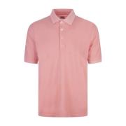 Fedeli Polo Shirts Pink, Herr