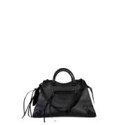 Balenciaga Vintage Pre-owned Laeder handvskor Black, Dam