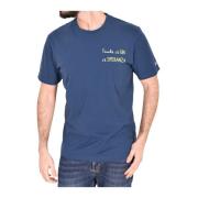 MC2 Saint Barth GIN Speranza 60 EMB T-Shirt Blue, Herr