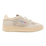 Autry Låg kvinna Easeknit Sneakers Beige, Dam