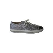 Miu Miu Pre-owned Pre-owned Laeder sneakers Gray, Dam