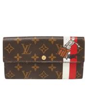 Louis Vuitton Vintage Pre-owned Belagd canvas plnbcker Brown, Dam