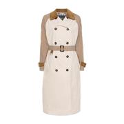 Barbour Trenchcoat Beige, Dam