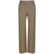 Dolce & Gabbana Straight Trousers Brown, Herr