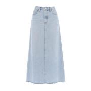 Agolde Skirts Blue, Dam