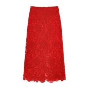 Valentino Garavani Skirts Red, Dam