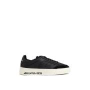 Santoni Gloria AMG Läder Sneakers Black, Herr