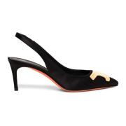 Santoni Pumps Black, Dam