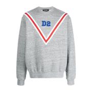 Dsquared2 Stiliga Sweaters Kollektion Gray, Herr