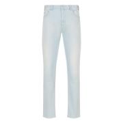 Emporio Armani J16 Jeans Bomull Elastan 5 Fickor Blue, Herr