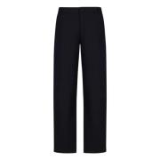 Armani Exchange Straight Trousers Blue, Herr