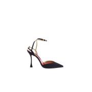 Carolina Herrera Högklackade Royal Rosetta Pumps Black, Dam