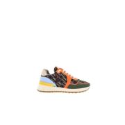 Carolina Herrera Bruna Canvas Sneakers med Chiribitas Multicolor, Dam