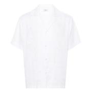 P.a.r.o.s.h. Short Sleeve Shirts White, Herr