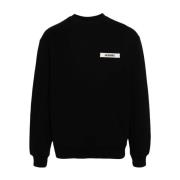 Jacquemus Sweatshirt i Gros Grain Black, Herr