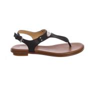 Michael Kors Flat Sandals Black, Dam