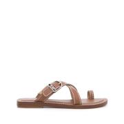 Michael Kors Flip Flops Brown, Dam