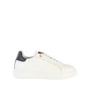 Peuterey Läder Sneakers för Män White, Herr