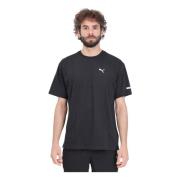 Puma Svart Rad/Cal Logotyp T-shirt Black, Herr