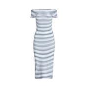 Ralph Lauren Midi Dresses Blue, Dam