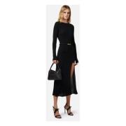 Elisabetta Franchi Midi Dresses Black, Dam