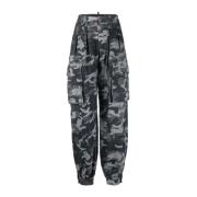 Dsquared2 Tapered Trousers Black, Dam