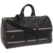 Louis Vuitton Vintage Pre-owned Canvas resvskor Black, Dam