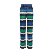 Maliparmi Wide Trousers Multicolor, Dam