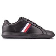 Tommy Hilfiger Corporate Stripes Trainers Black, Herr