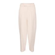 InWear Stilren Barrel Pant i Vanilj Beige, Dam